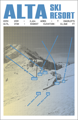 Alta Ski Resort Poster