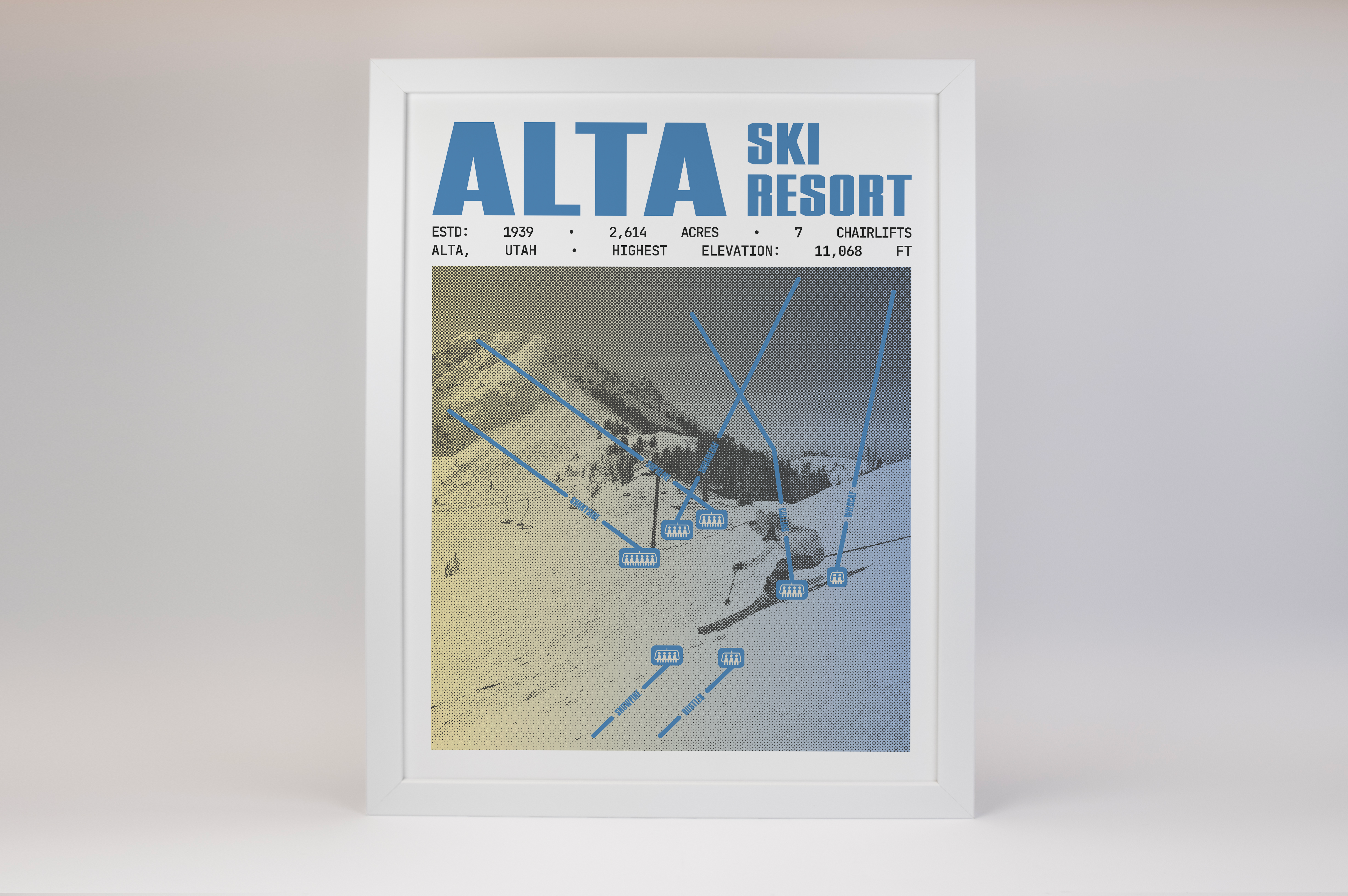 Alta Ski Resort Poster