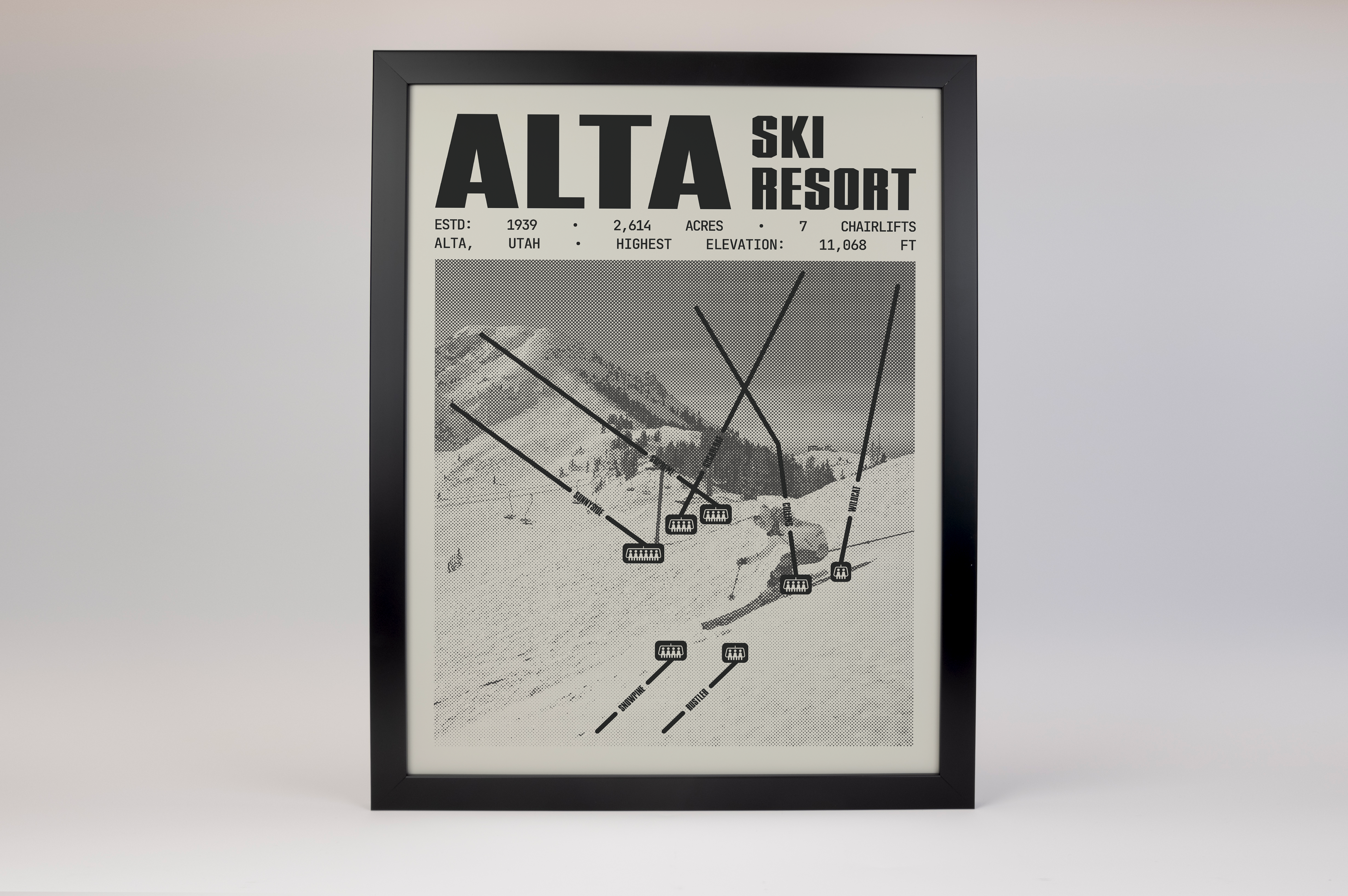 Alta Ski Resort Poster