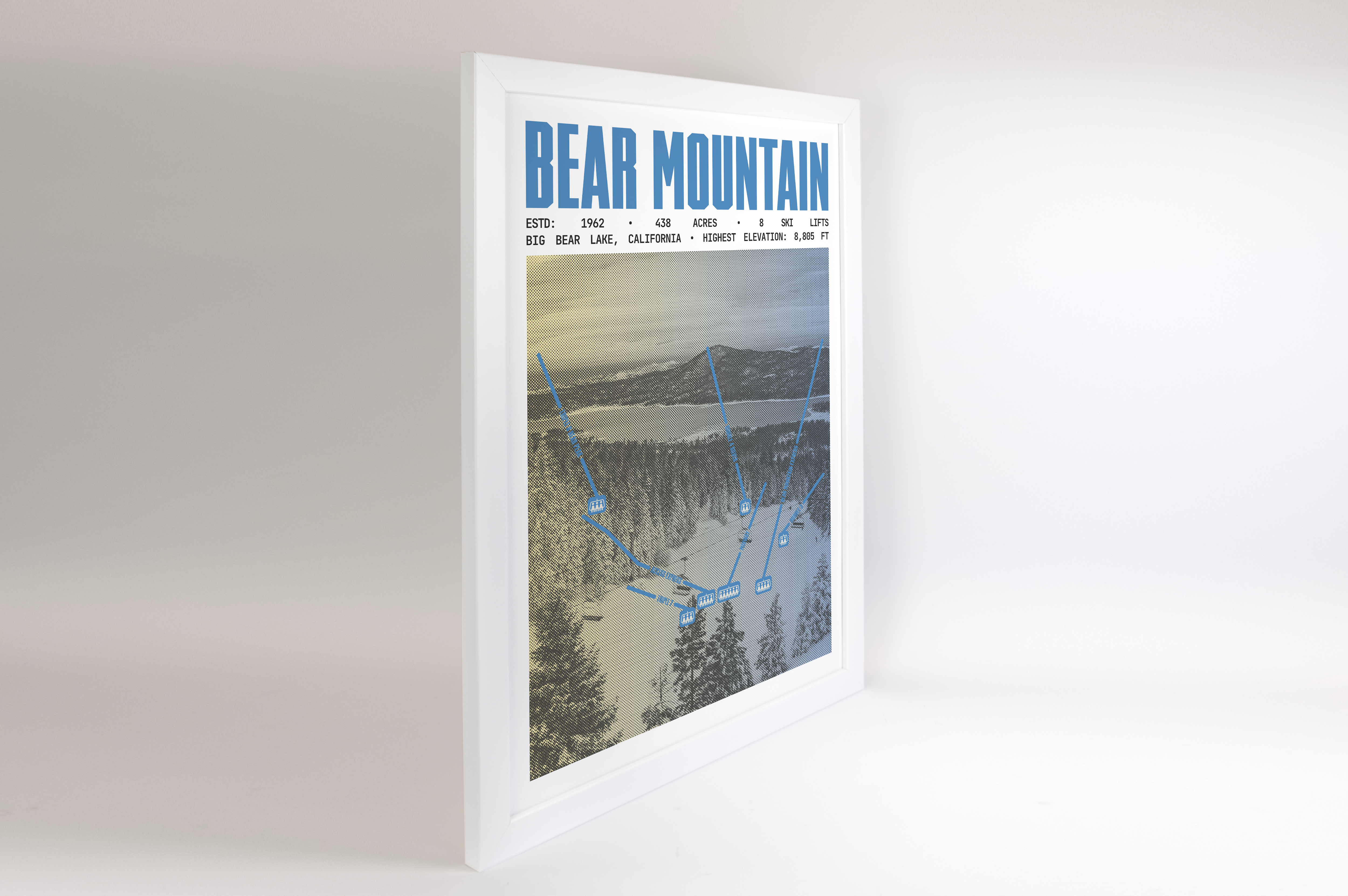 Bear Mountain - Big Bear Lake Ski Resort Poster