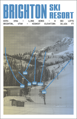 Brighton Ski Resort Poster