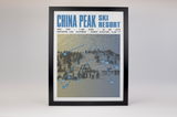 China Peak Ski Ranch Ski Resort Poster