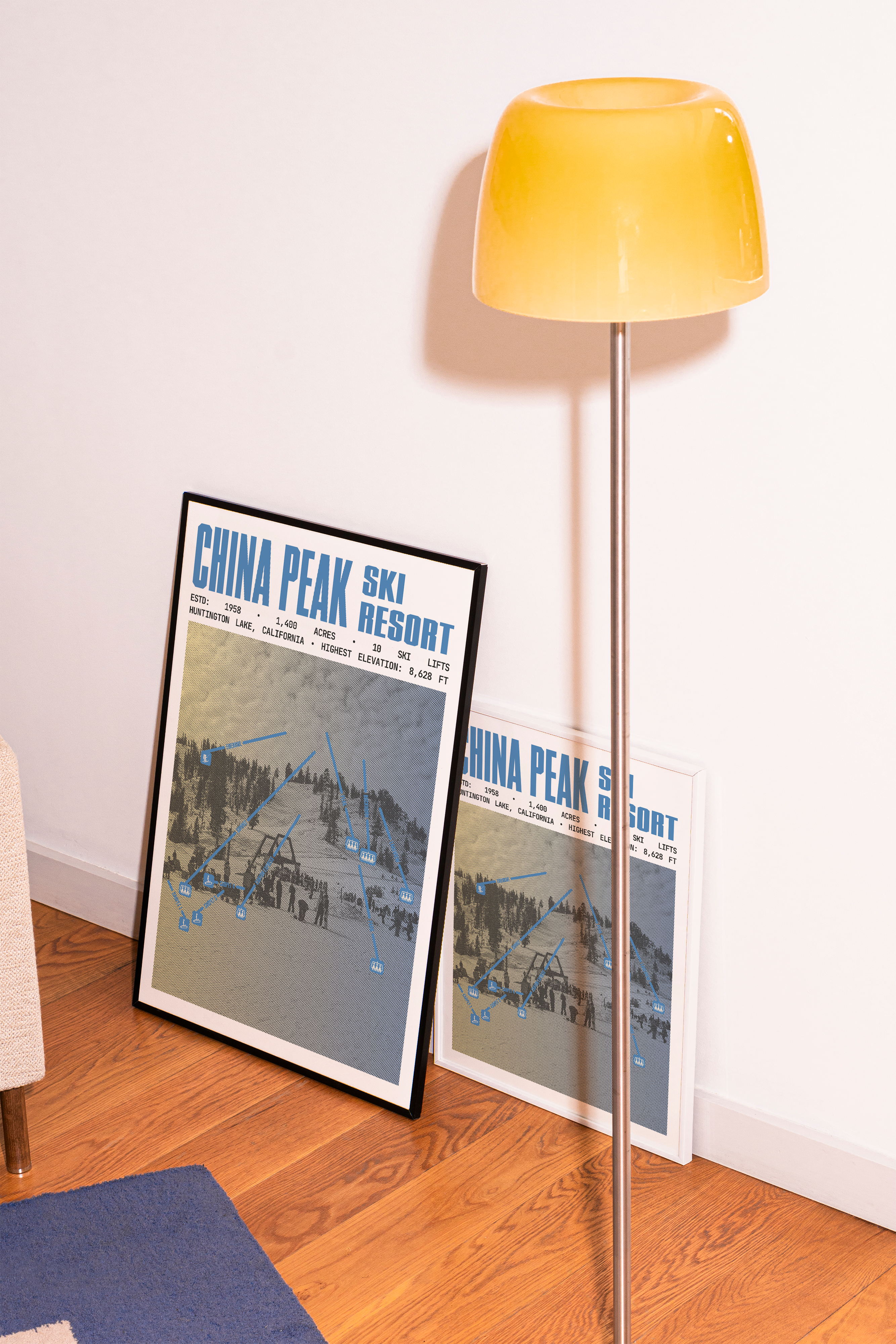 China Peak Ski Ranch Ski Resort Poster