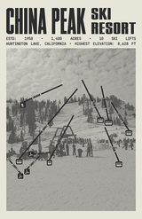 China Peak Ski Ranch Ski Resort Poster