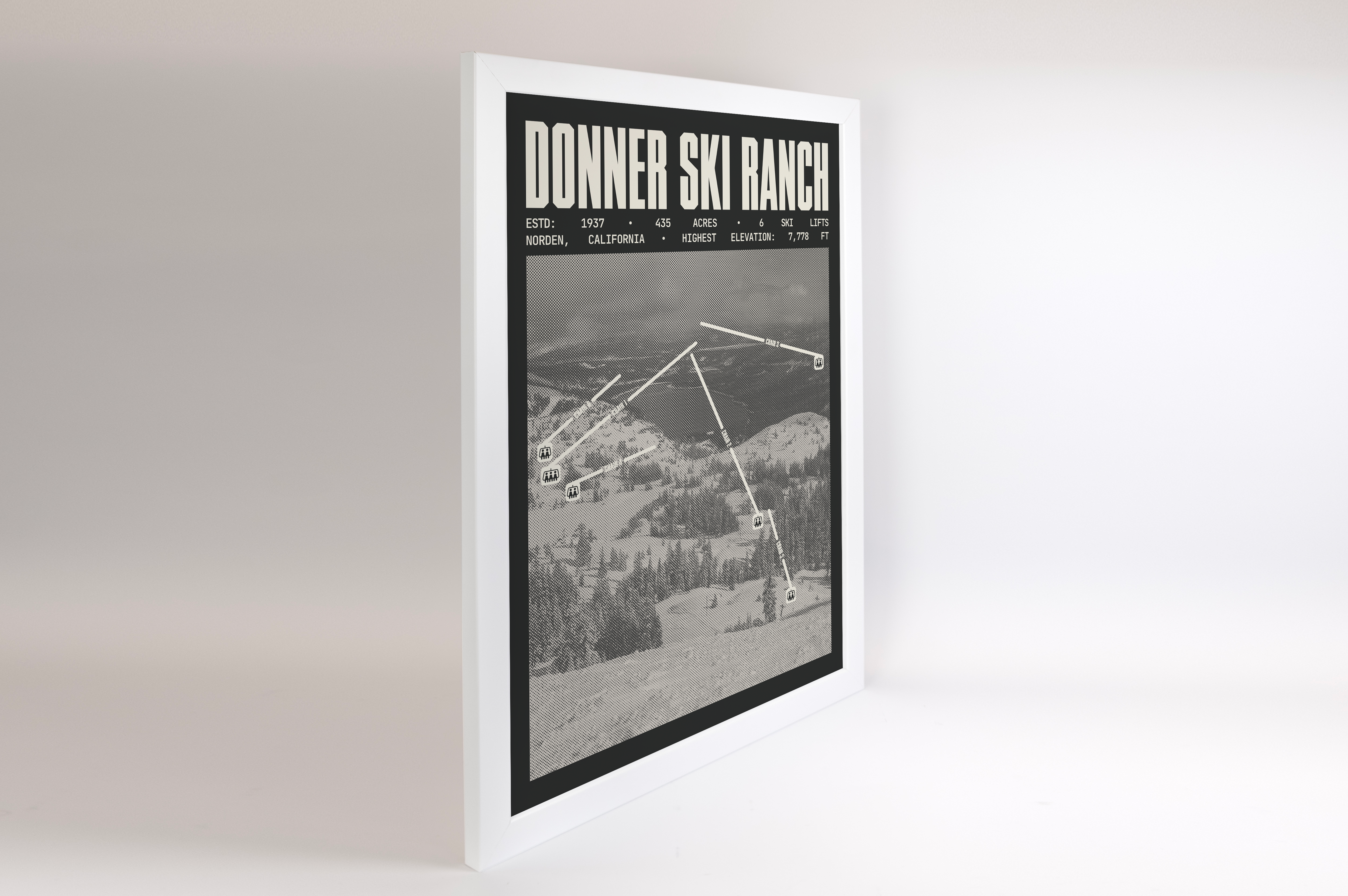 Donner Ski Ranch Ski Resort Poster