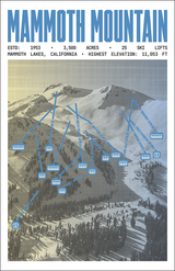 Mammoth Ski Resort Poster