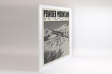Powder Mountain Ski Resort Poster
