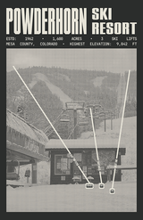 Powderhorn Ski Resort Poster