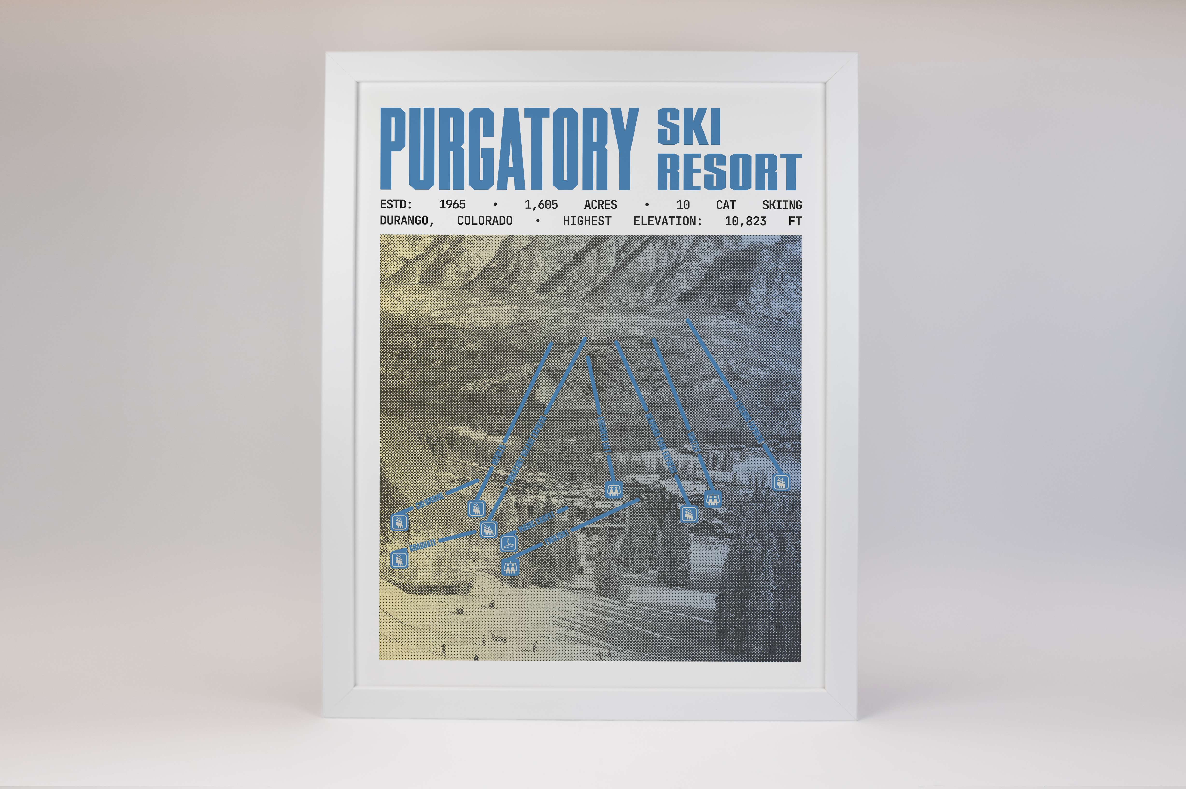 Purgatory - Durango Ski Resort Poster