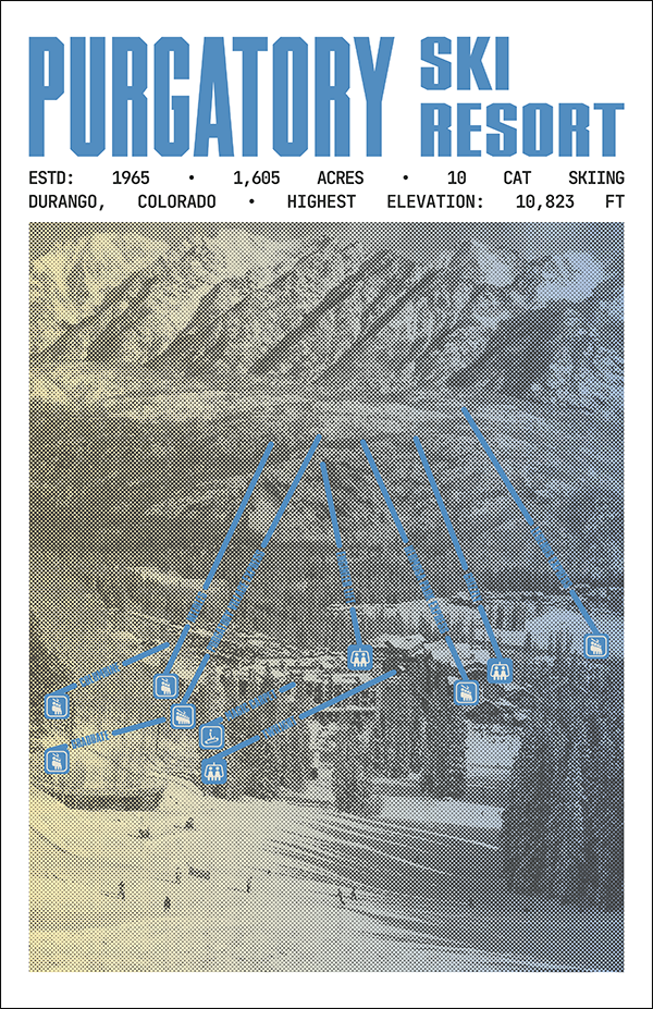 Purgatory - Durango Ski Resort Poster