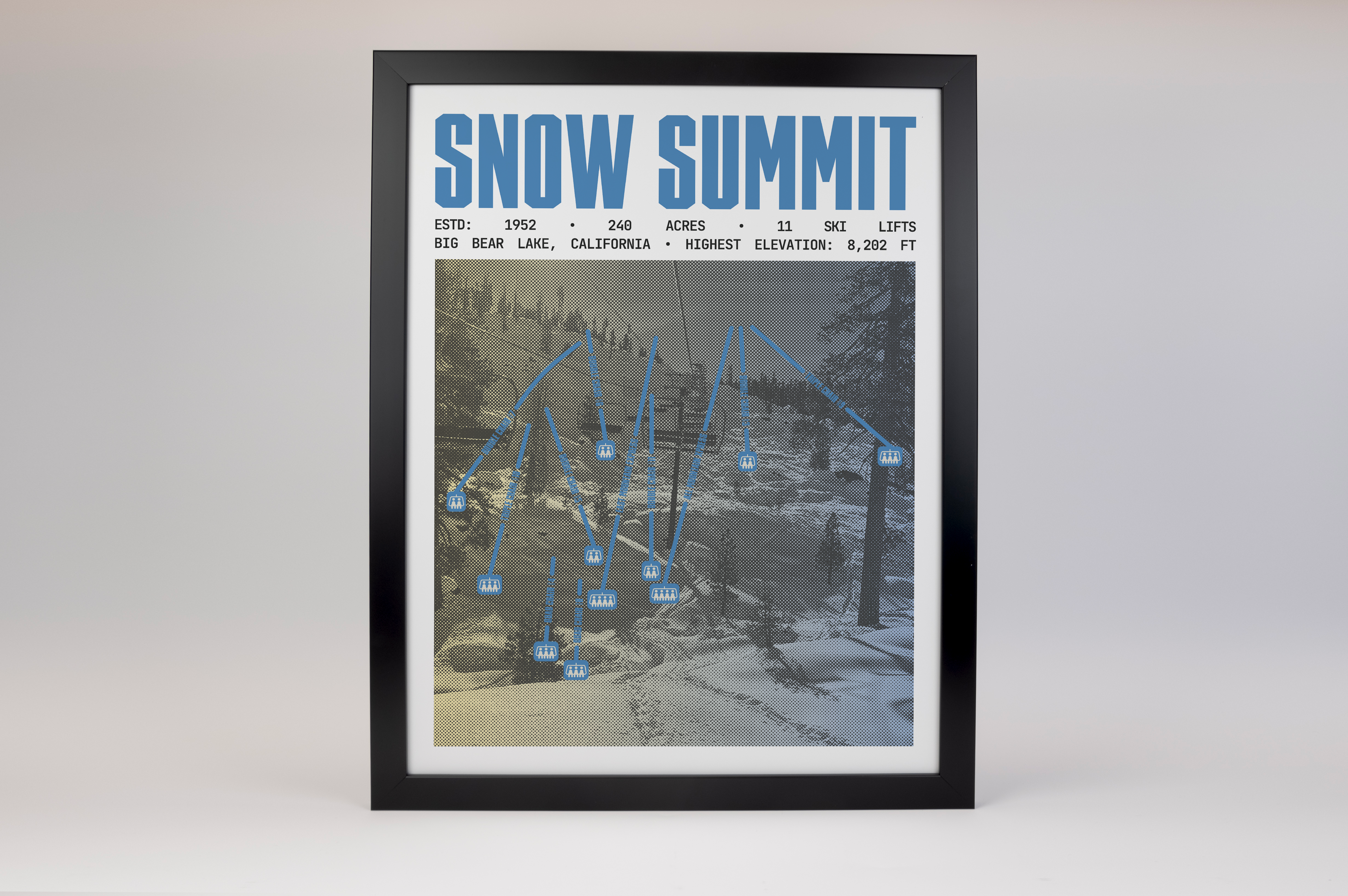 Snow Summit - Big Bear Lake Ski Resort Poster