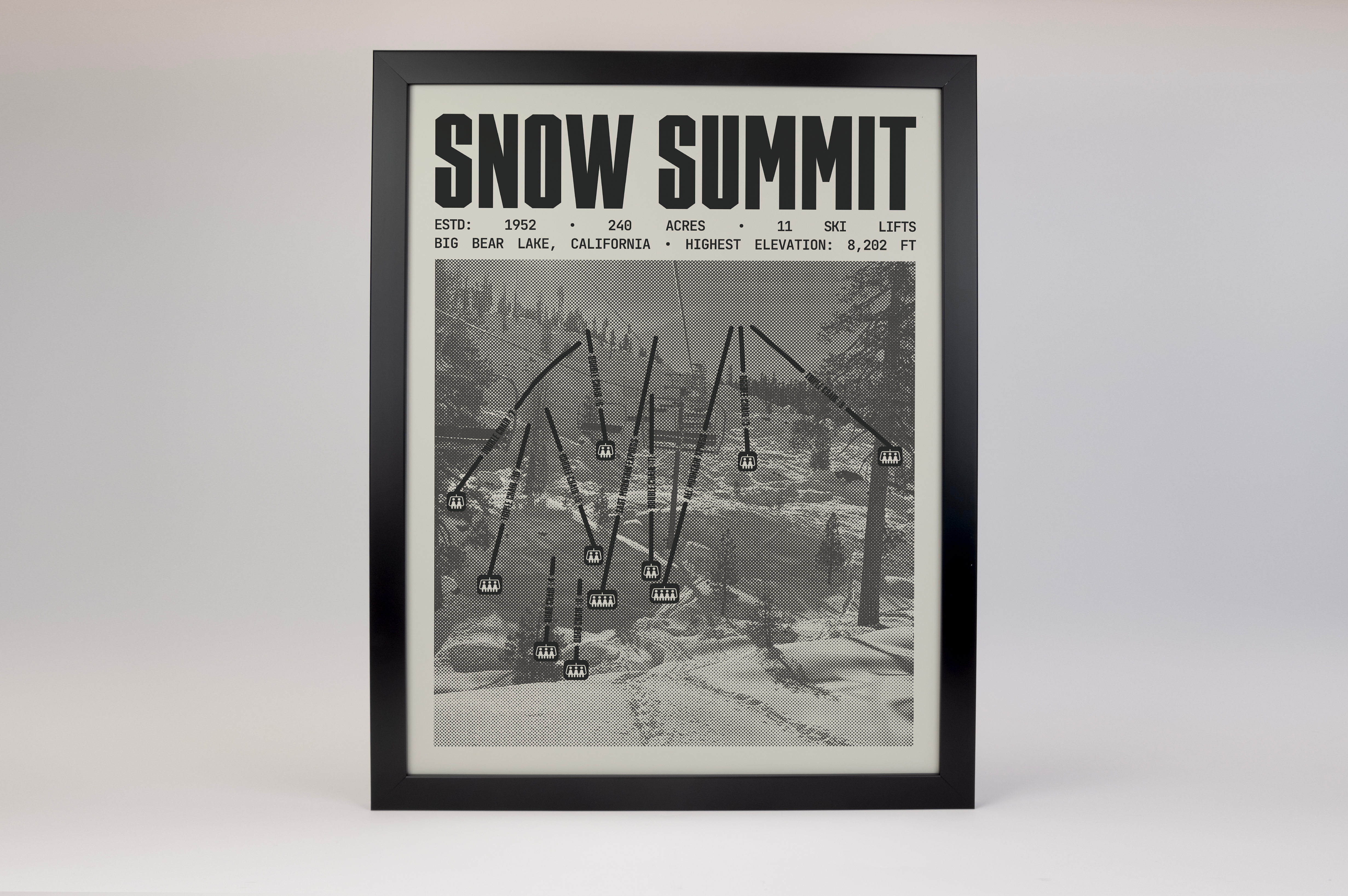 Snow Summit - Big Bear Lake Ski Resort Poster