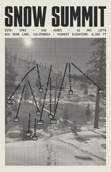 Snow Summit - Big Bear Lake Ski Resort Poster