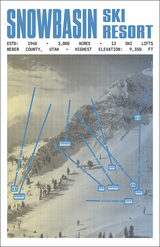 Snowbasin Ski Resort Poster