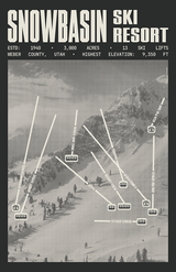 Snowbasin Ski Resort Poster