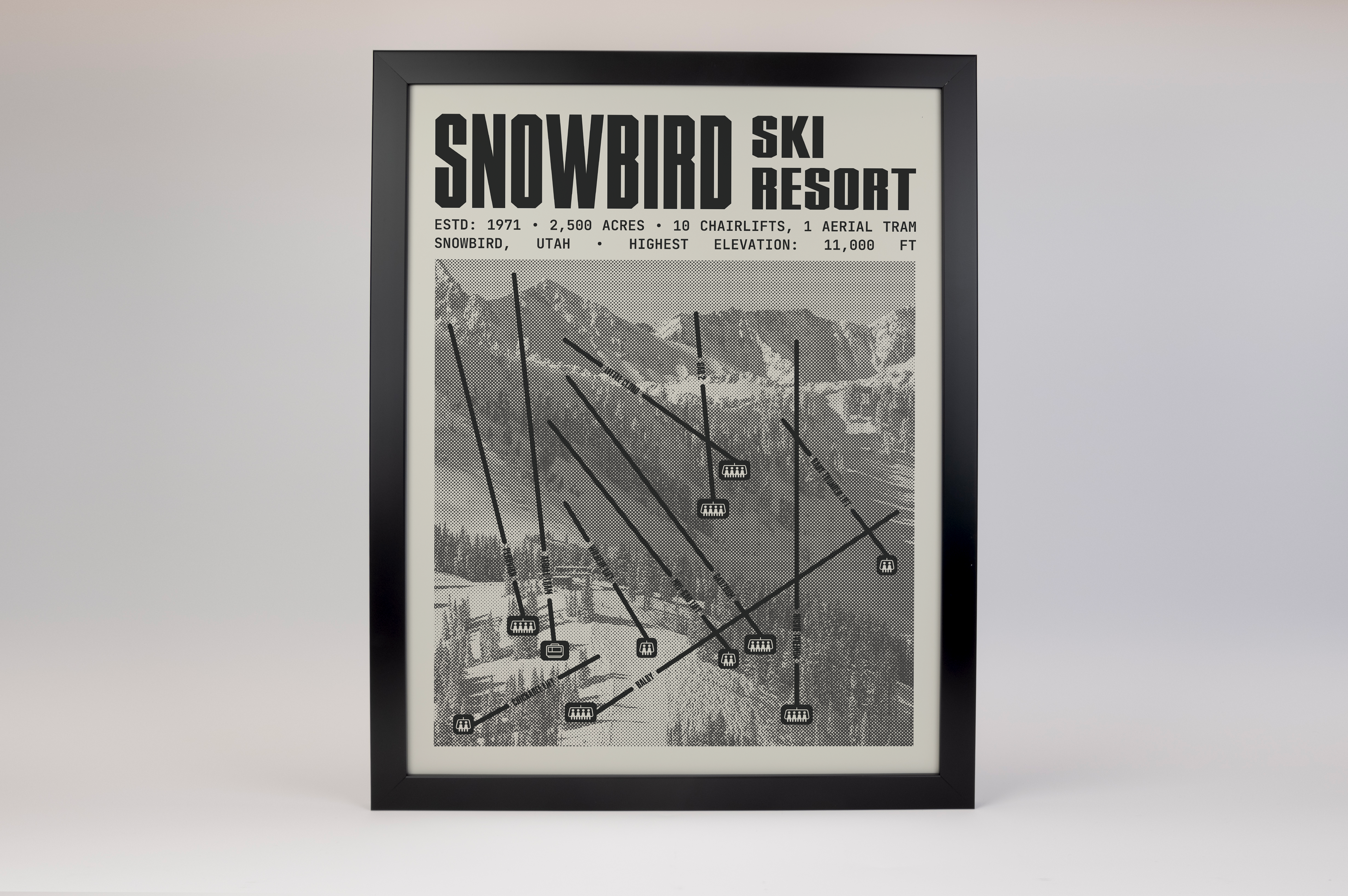 Snowbird Ski Resort Poster