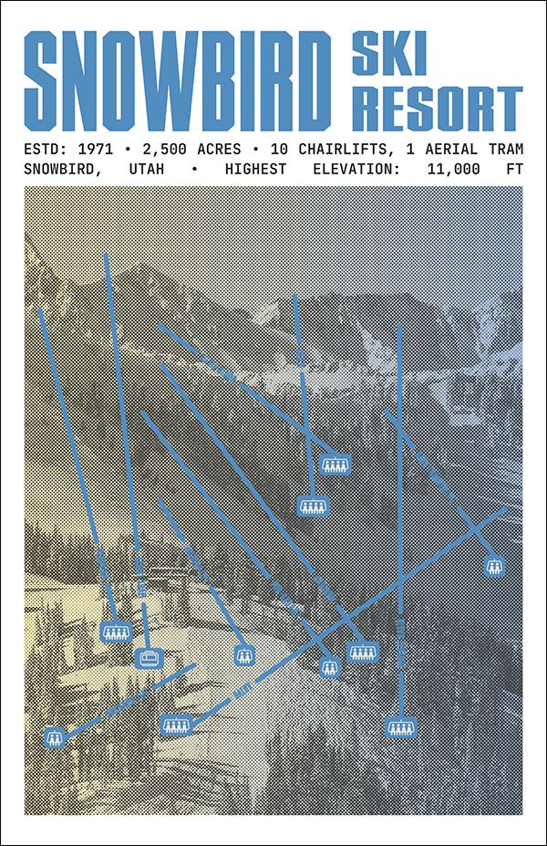 Snowbird Ski Resort Poster