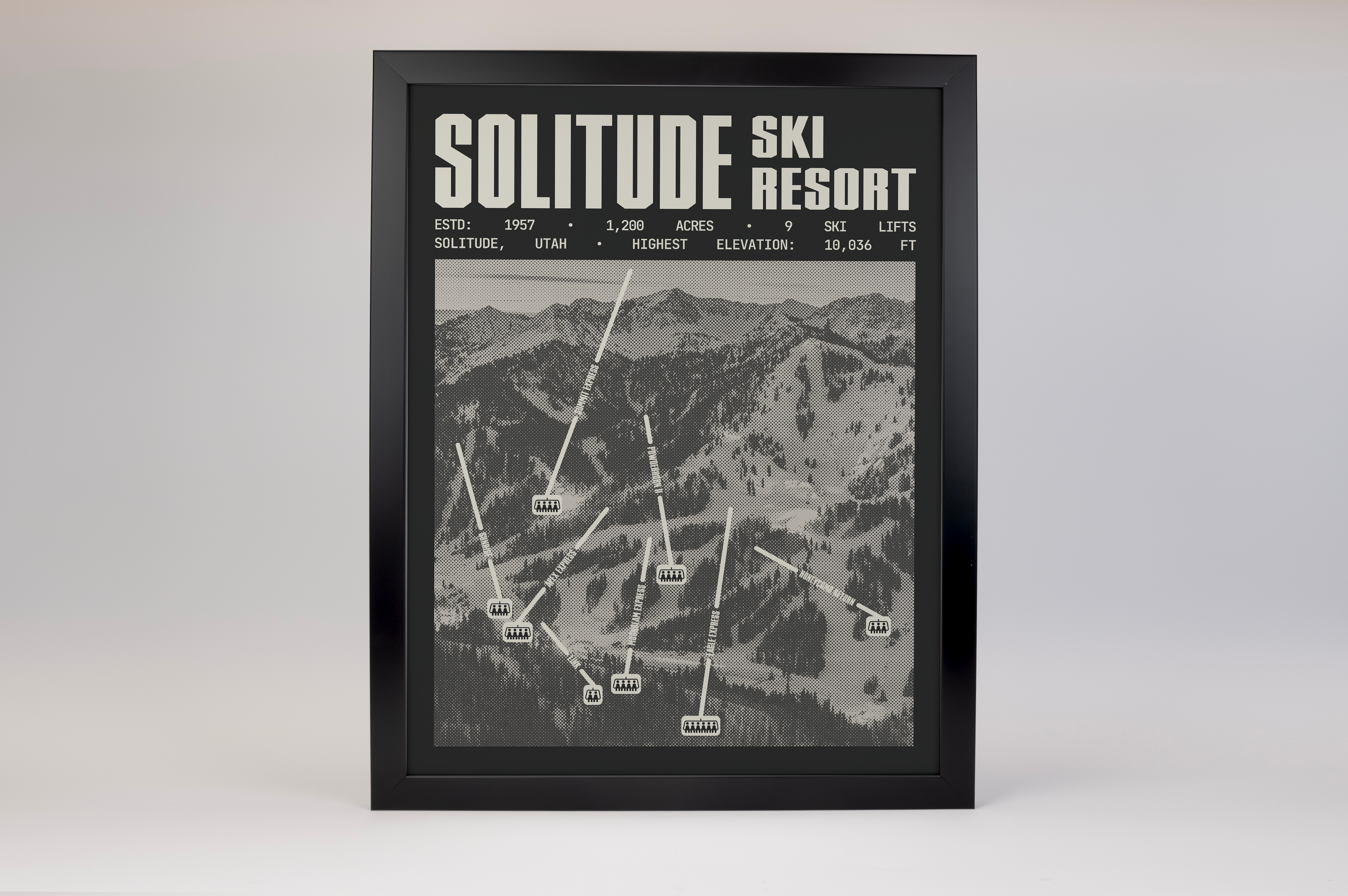 Solitude Ski Resort Poster