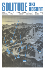 Solitude Ski Resort Poster