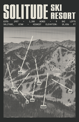 Solitude Ski Resort Poster
