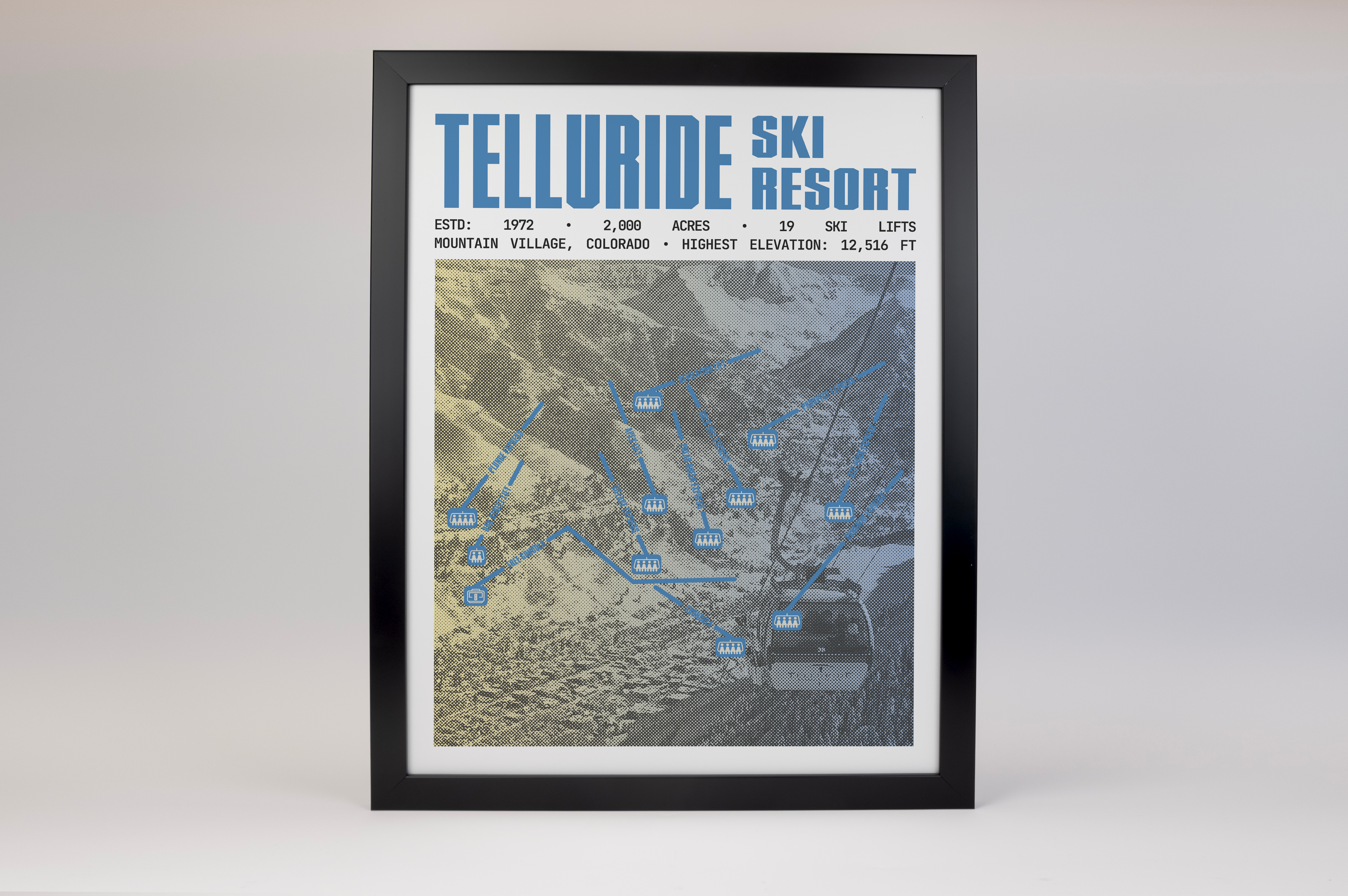 Telluride Ski Resort Poster