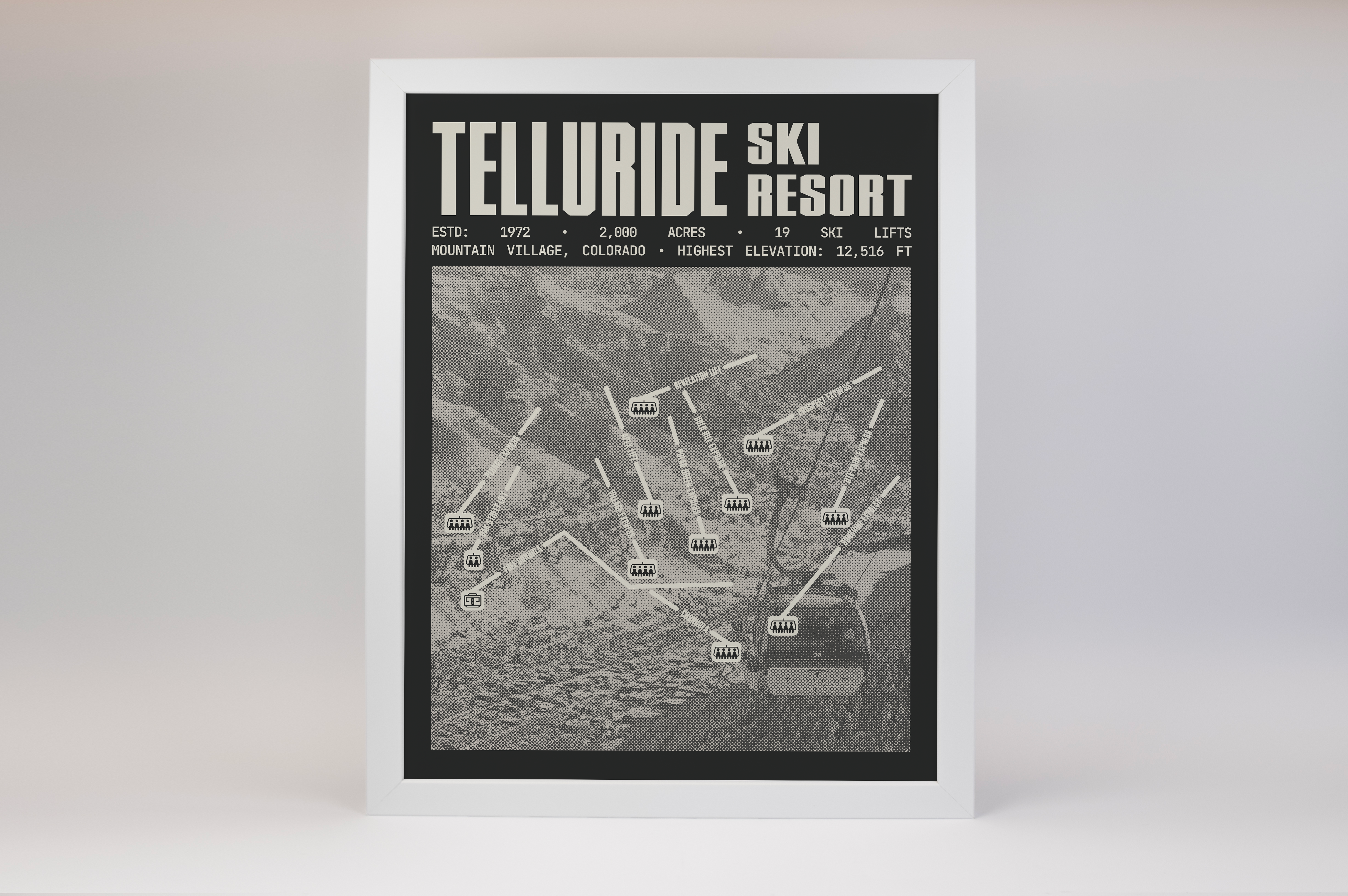 Telluride Ski Resort Poster