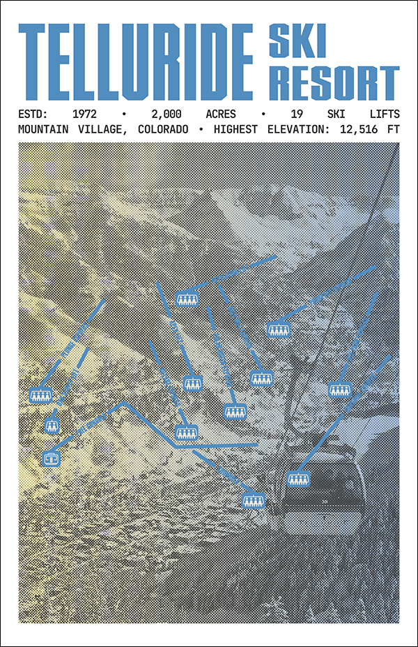 Telluride Ski Resort Poster